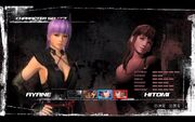 DOA5 Selection Screen Stats