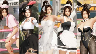 Mai Shiranui Debut Costumes