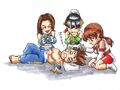 Artwork with Tina, Lei Fang and Kasumi - DOA1