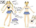 Swimsuit design contest concept art - DOAX3