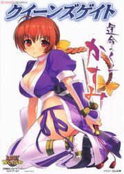 The cover of Kasumi's combat book in the Queen's Gate series.