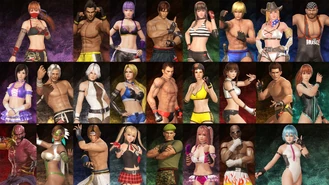 DOA6 Deluxe Costumes.jpg (358 KB) Deluxe Costume Set