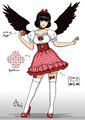 Nyotengu Halloween 2016 concept art.