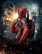 French Textless Deadpool Poster