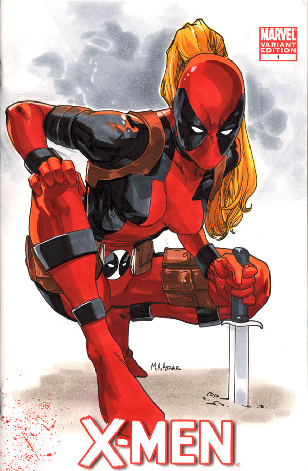 lady deadpool without mask