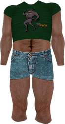 Green Ratman T-shirt and Blue Jean Shorts | Dead Rising Wiki | Fandom