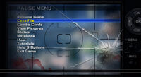 Dead rising 2 off the record concept art from main menu art page menu pause menu