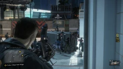 Greta defending herself in The Last Agent.