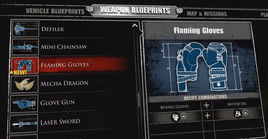 Flaming Gloves Blueprint