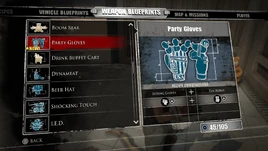 Party Gloves Blueprints