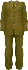 Dead rising Yellow Suit with Yellow Striped Tie
