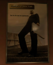 Poster found inside the store.