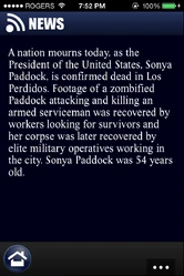 News update released after her death.