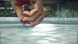 Nick obtains the flash drive after Hilde's death.
