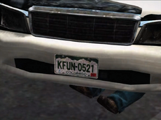 Dead rising license plate