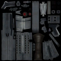 Skin of sniper rifle from PC game files