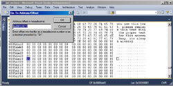 Hex editor visual studio empty space