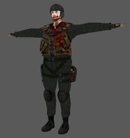 Model of the Special Forces Guard (dead)