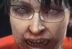 Sonya, after she has been zombified.