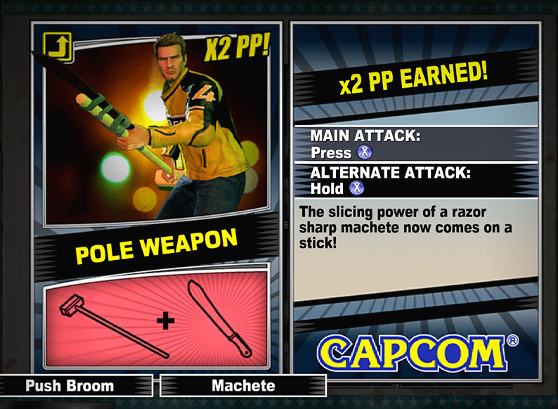 dead rising 2 weapons combo
