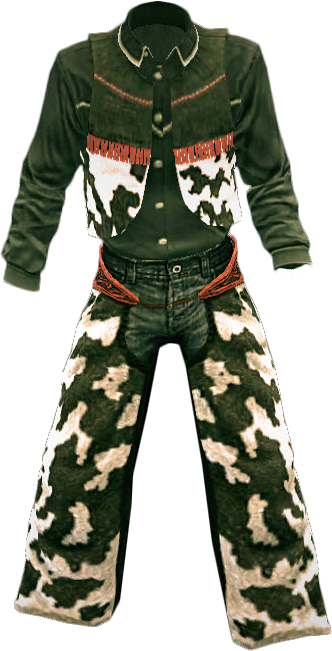 black cowboy outfit