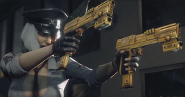 Hilde with Guns