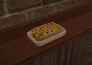 A Deluxe Hotdog found at Shanky's Pool Hall.