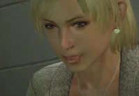 Jessie without her glasses.