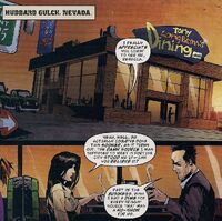 The first official meeting between Frank West and Rebecca Chang.