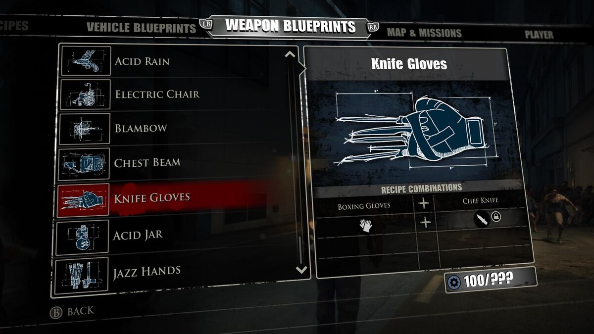 Knife Gloves (Dead Rising 2), Dead Rising Wiki