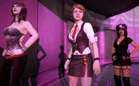 Jeanna with Lulu and Deidre in a Dead Rising 2: Off the Record trailer.
