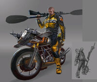 Dead rising 2 Off the Record concept art from main menu art page chuck as psycho (2)