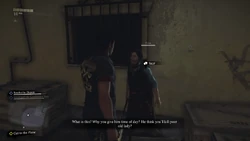 Elka talking to Nick.