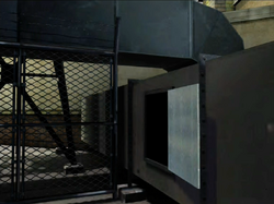 Dead rising air vent opening rooftop