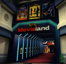 Main entrance to the cinema.
