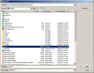 Dead rising autodesk 3ds select file 3