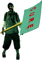 McKenzie as a zombie in game