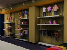 Merchandise sold inside the store.