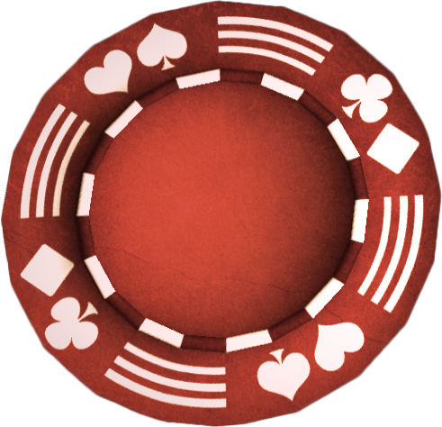 red poker chips png