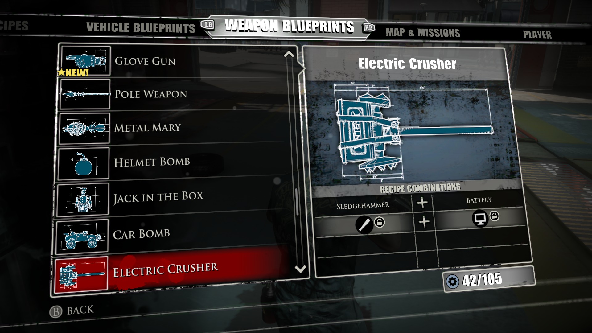 Dead Rising 3 - HEAVY METAL - Blueprint Location