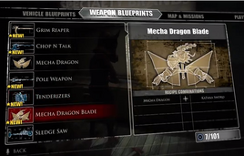 Mecha Dragon Blade Blueprint