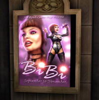 A poster promoting Bibi found throughout Fortune City in Dead Rising 2: Off the Record.
