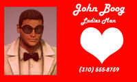 John Boog business card