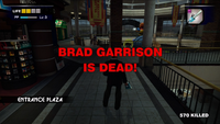 If Brad is killed, all cases fail.