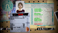 Dead Rising 2 notebook entry.