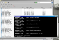 The script will run, unpacking all the .bct files and turning them into .dds files