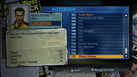 Notebook entry in Dead Rising 2: Off the Record of co-op Chuck.