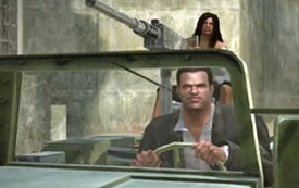 Frank & Isabela in jeep