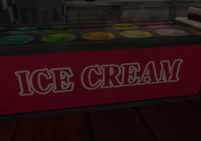 Ice cream flavors.