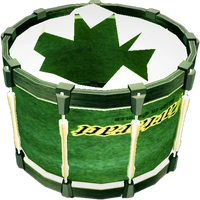 A damaged drum